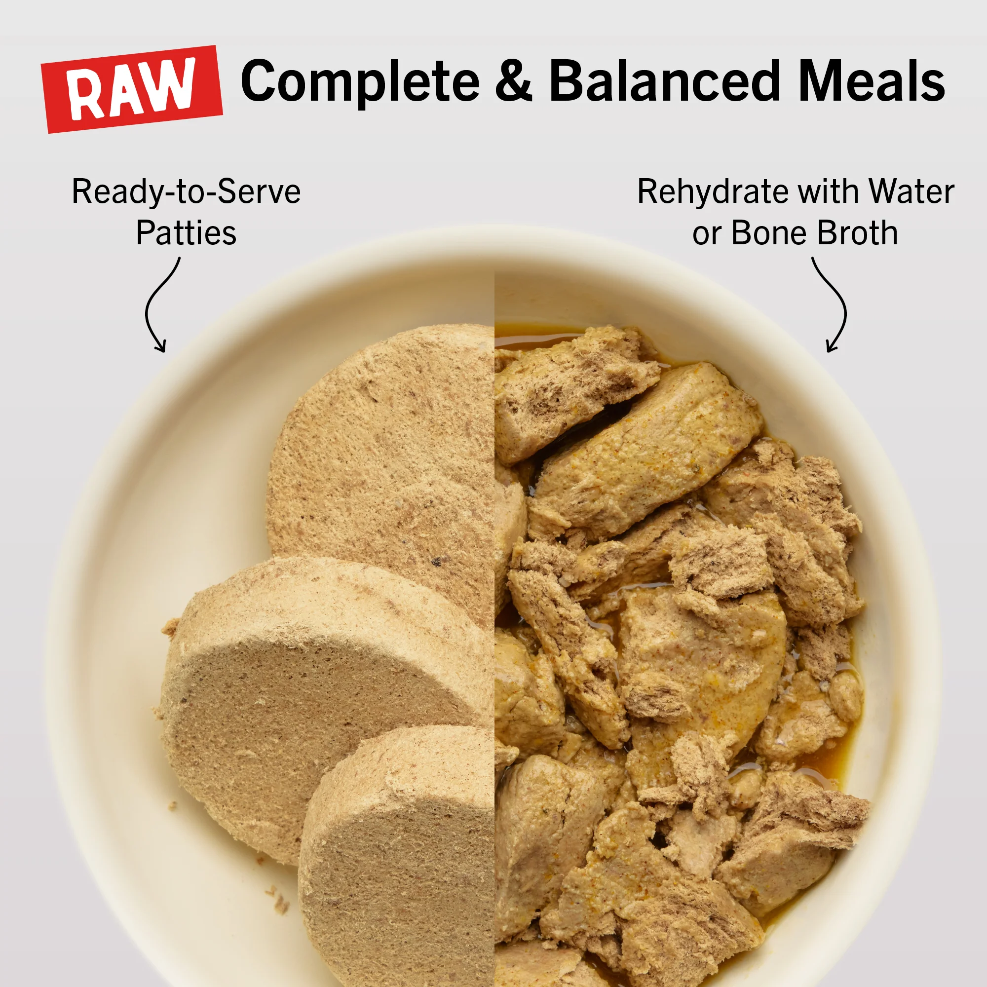 Duck Duck Goose Freeze-Dried Raw Dinner Patties for Dogs - Image 4
