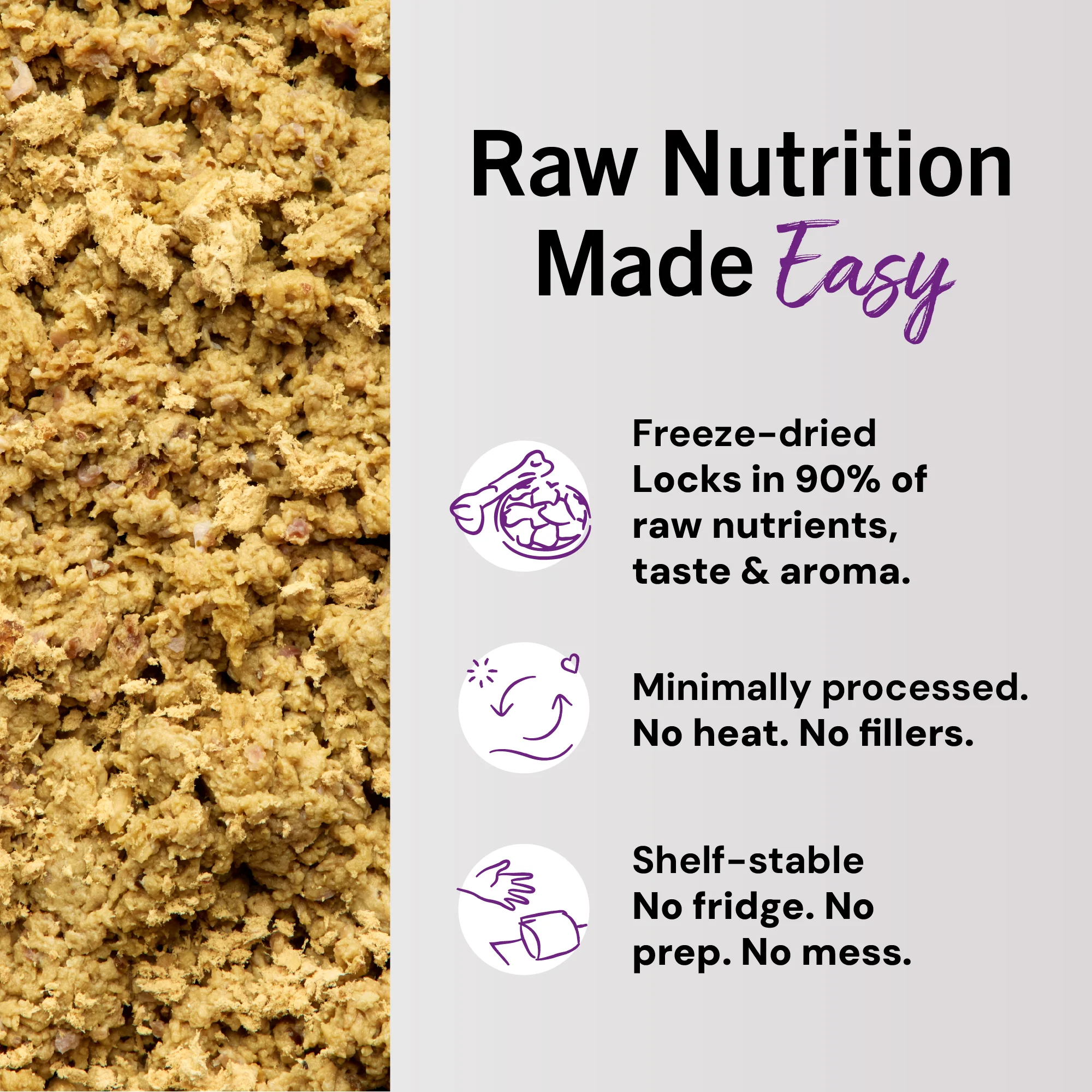 Tummy Ticklin’ Turkey Freeze-Dried Raw Dinner Morsels for Cats - Image 8