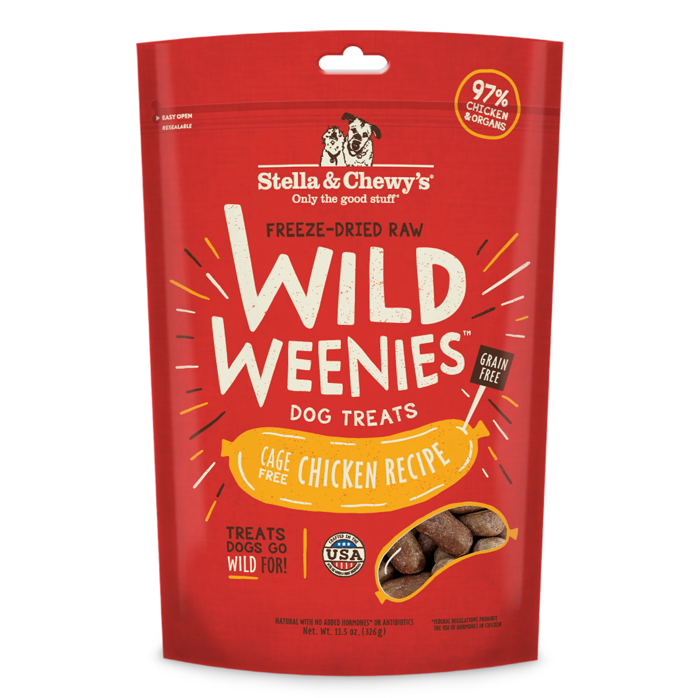 Cage-Free Chicken Wild Weenies for Dogs