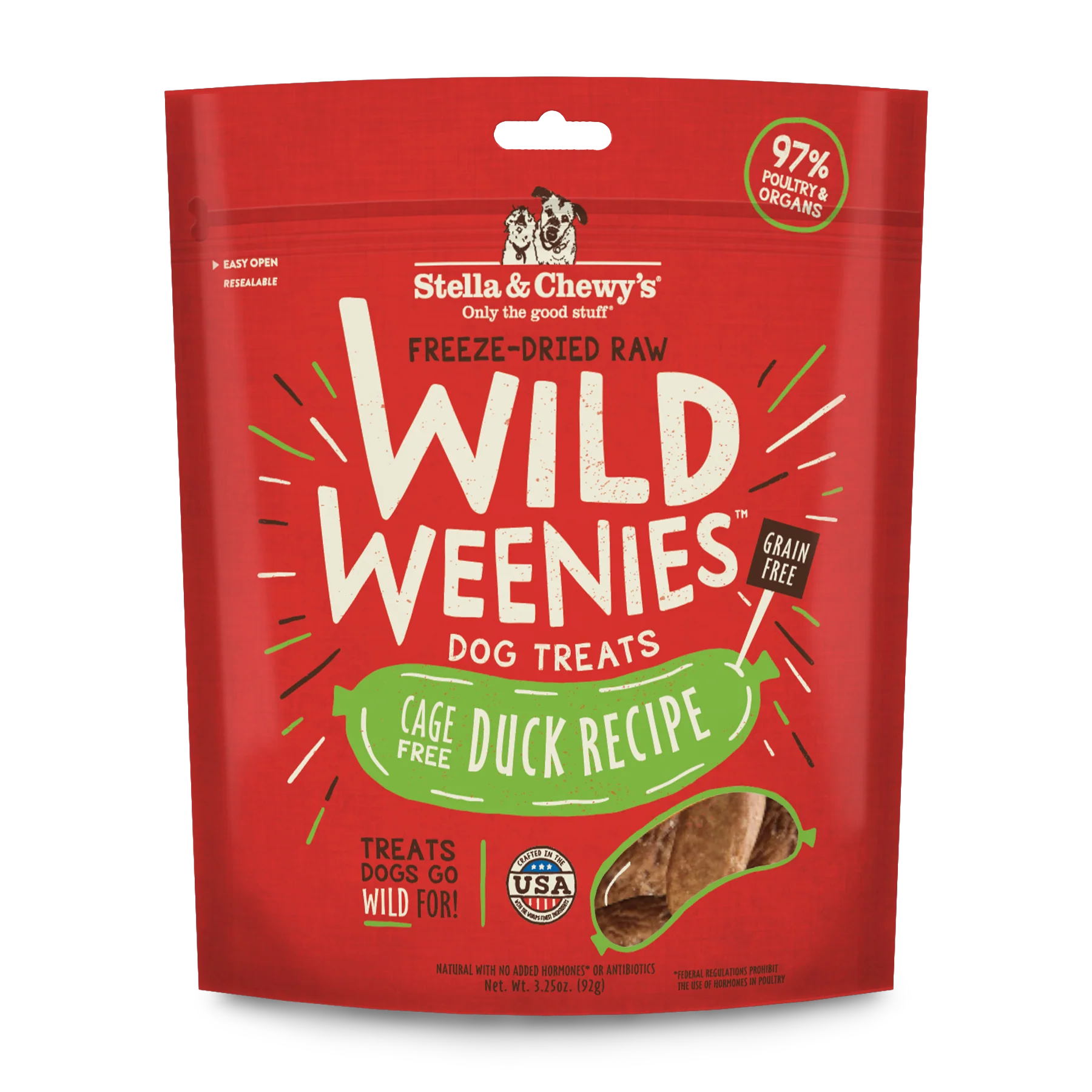 Cage-Free Duck Wild Weenies for Dogs