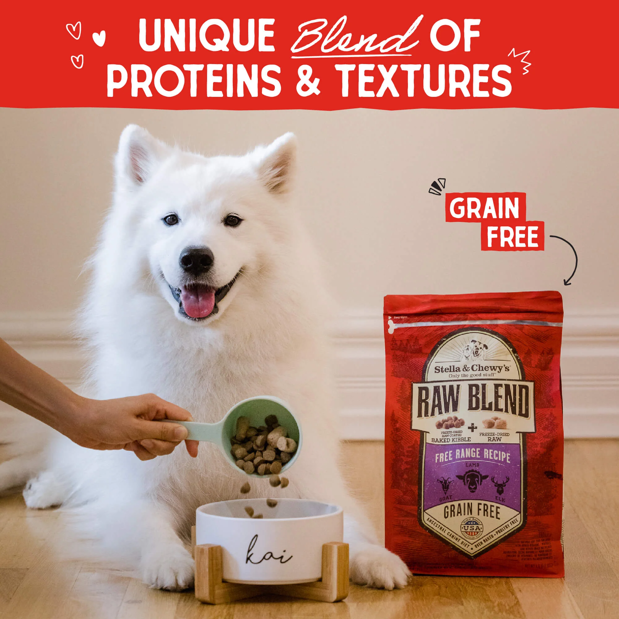 Free Range Raw Blend Kibble for Dogs - Image 2