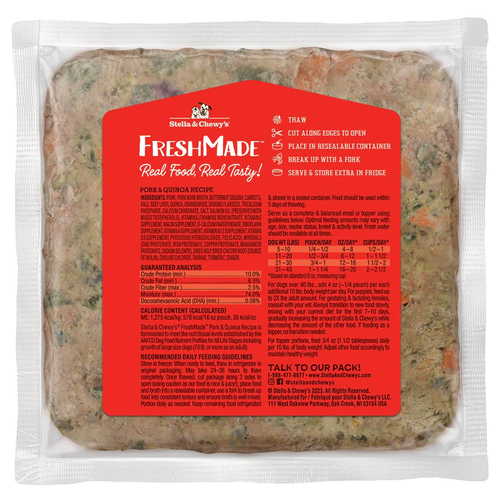 FreshMade Pork & Quinoa Gently Cooked Dog Food - Image 2