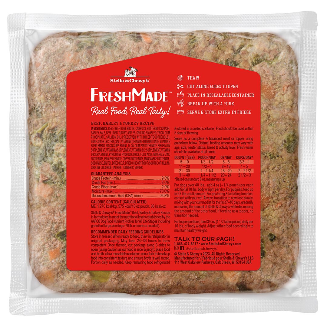 FreshMade Beef, Barley & Turkey Gently Cooked Dog Food - Image 2