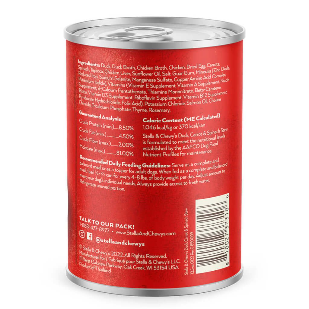 Gourmet Duck, Carrot & Spinach Stew for Dogs - Image 3