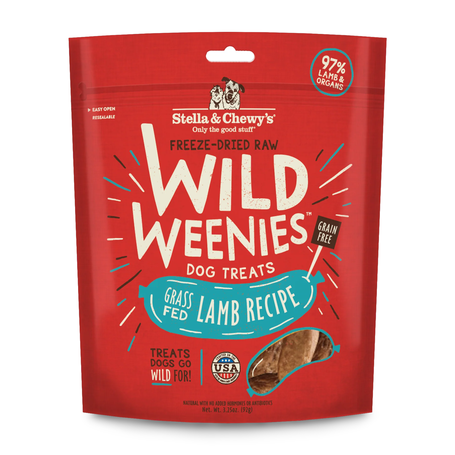Grass-Fed Lamb Wild Weenies for Dogs