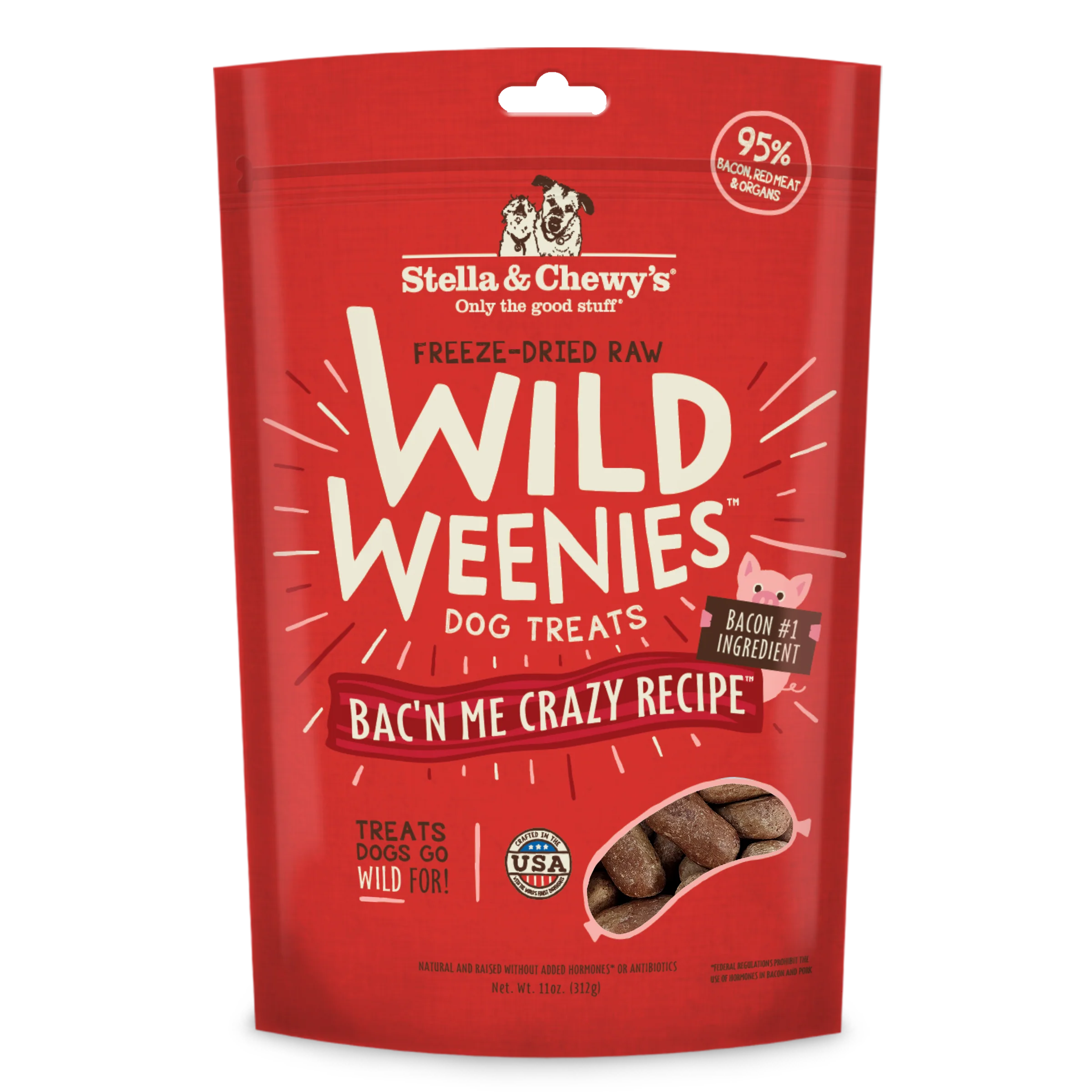 Wild Weenies Bac’n Me Crazy Recipe for Dogs